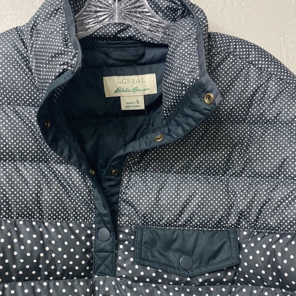 The GREAT + Eddie Bauer storm 800 fill power Goose down jacket size small. - Picture 8 of 16